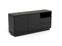 Dressoir Yvette Keramiek Zwart 160cm - Giga Living