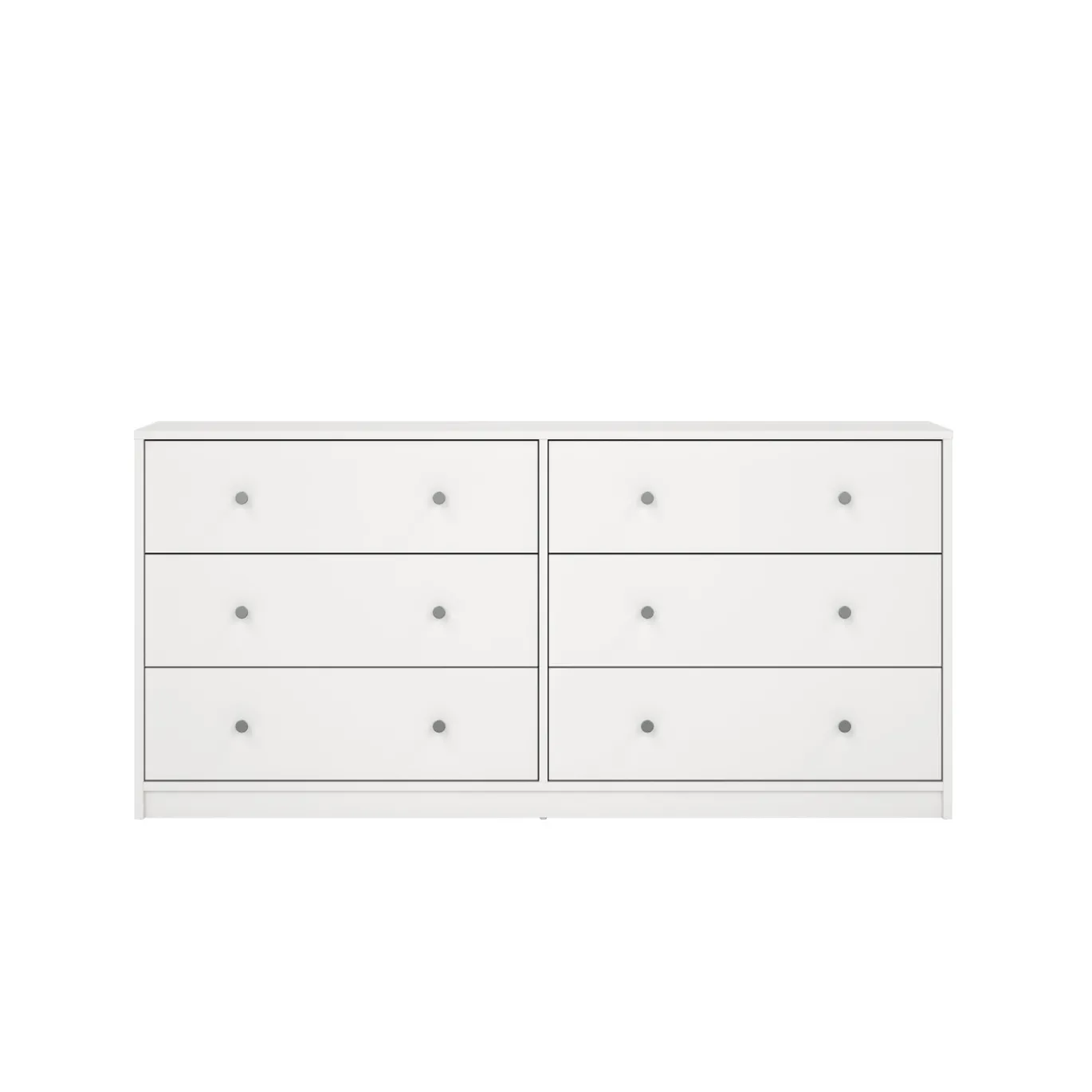 Dubbele Ladekast May Wit 6-lades - Giga Living
