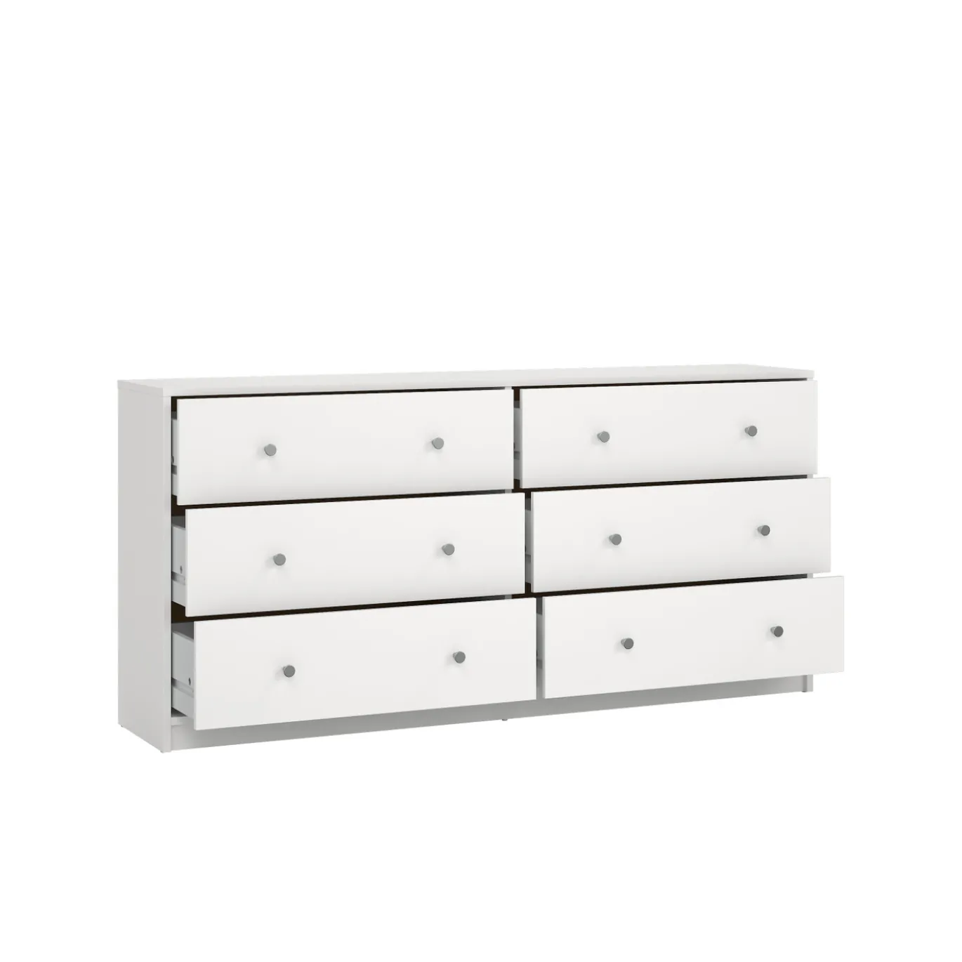 Dubbele Ladekast May Wit 6-lades - Giga Living