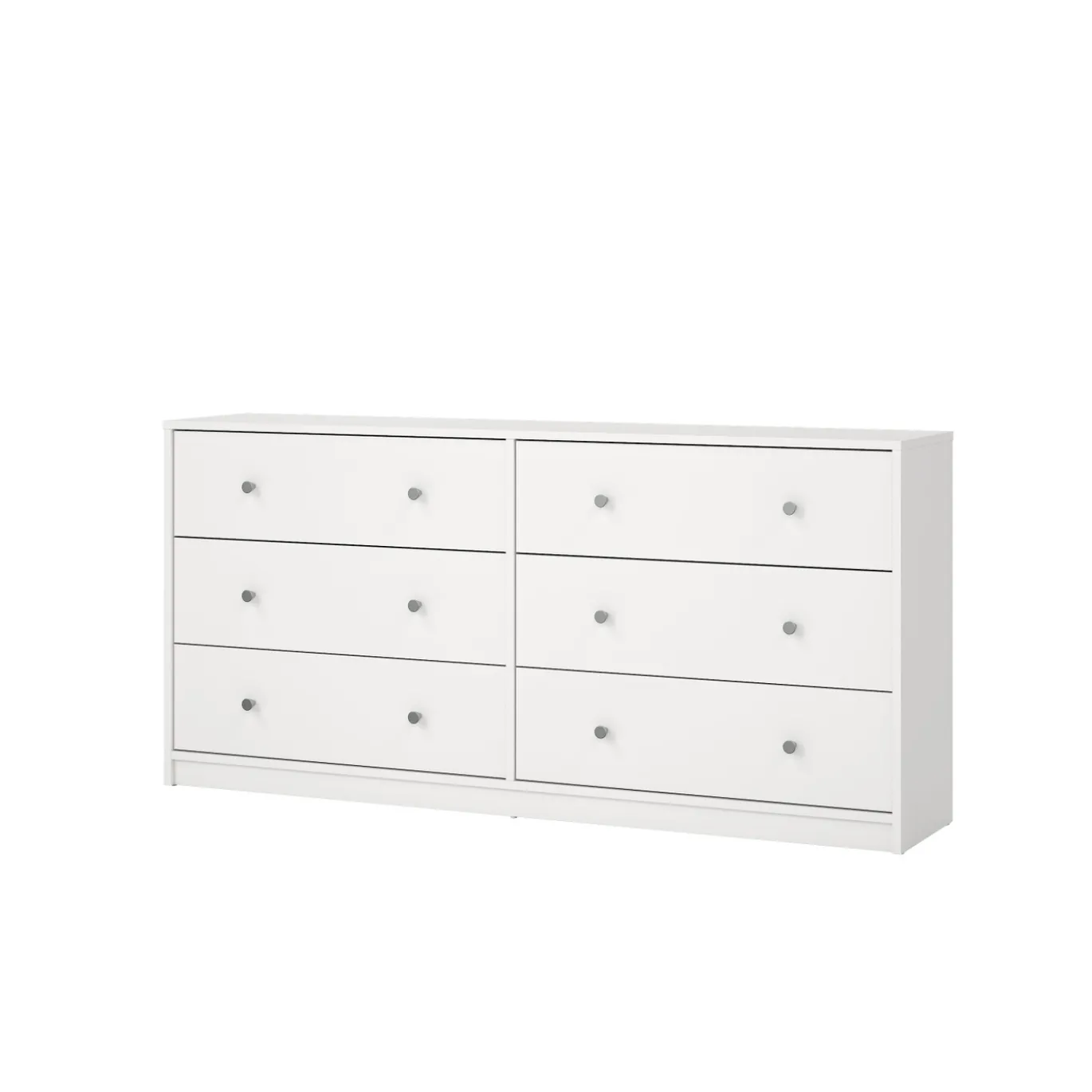 Dubbele Ladekast May Wit 6-lades - Giga Living