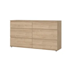 Dubbele Ladekast Nova Jackson Hickory 4+2-lades - Giga Living