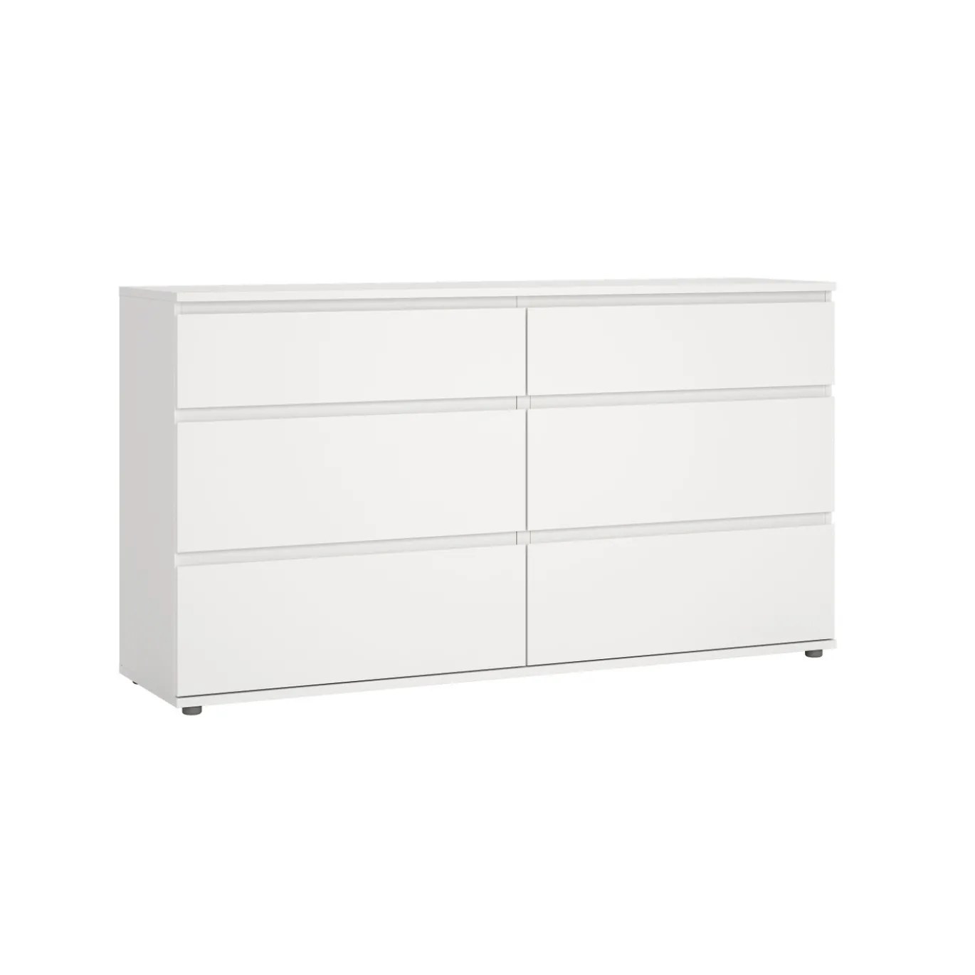 Dubbele Ladekast Nova Wit 4+2-lades - Giga Living