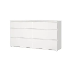 Dubbele Ladekast Nova Wit 4+2-lades - Giga Living