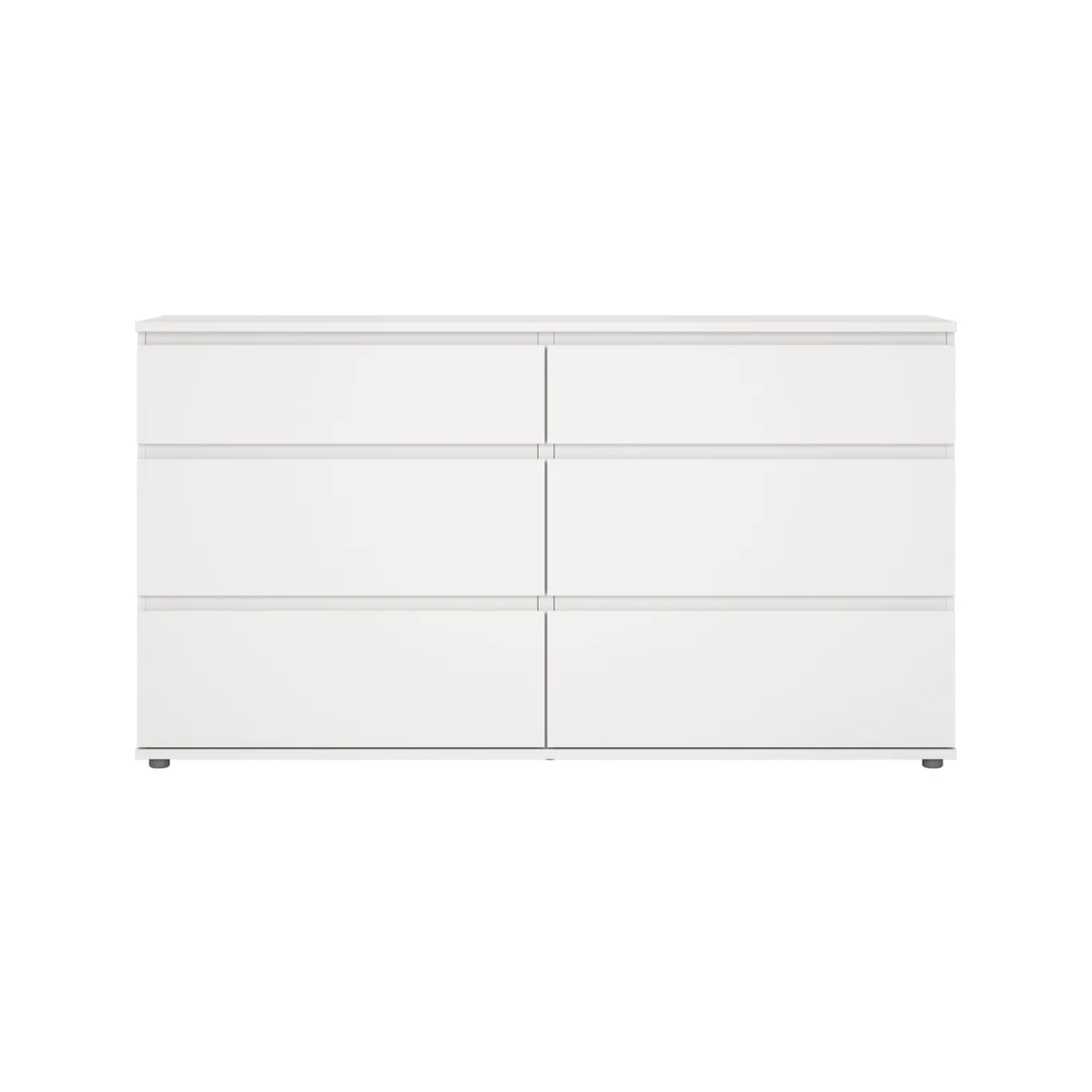 Dubbele Ladekast Nova Wit 4+2-lades - Giga Living