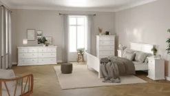 Dubbele Ladekast Paris Wit - Giga Living