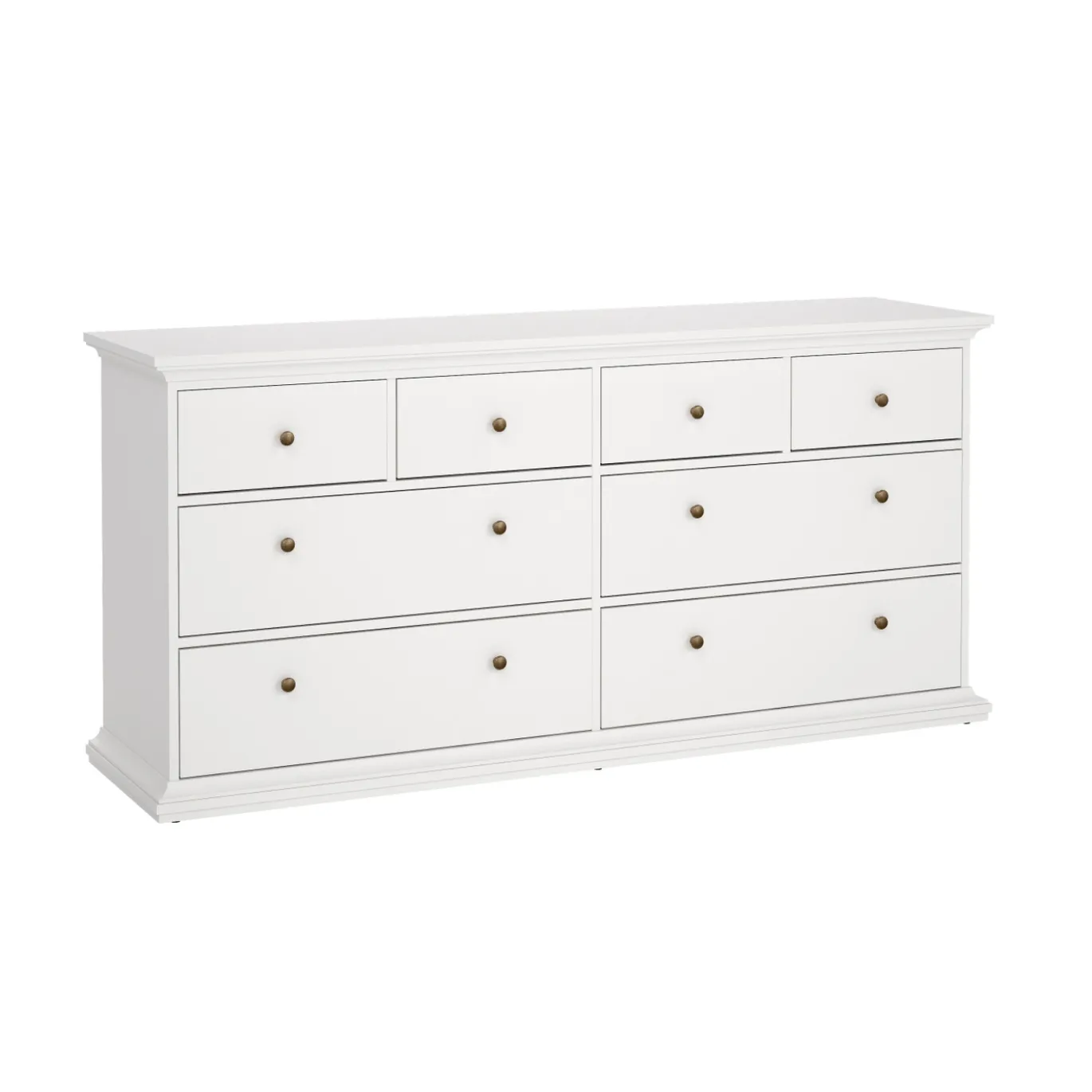 Dubbele Ladekast Paris Wit - Giga Living