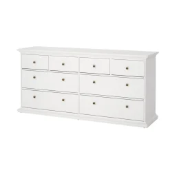 Dubbele Ladekast Paris Wit - Giga Living