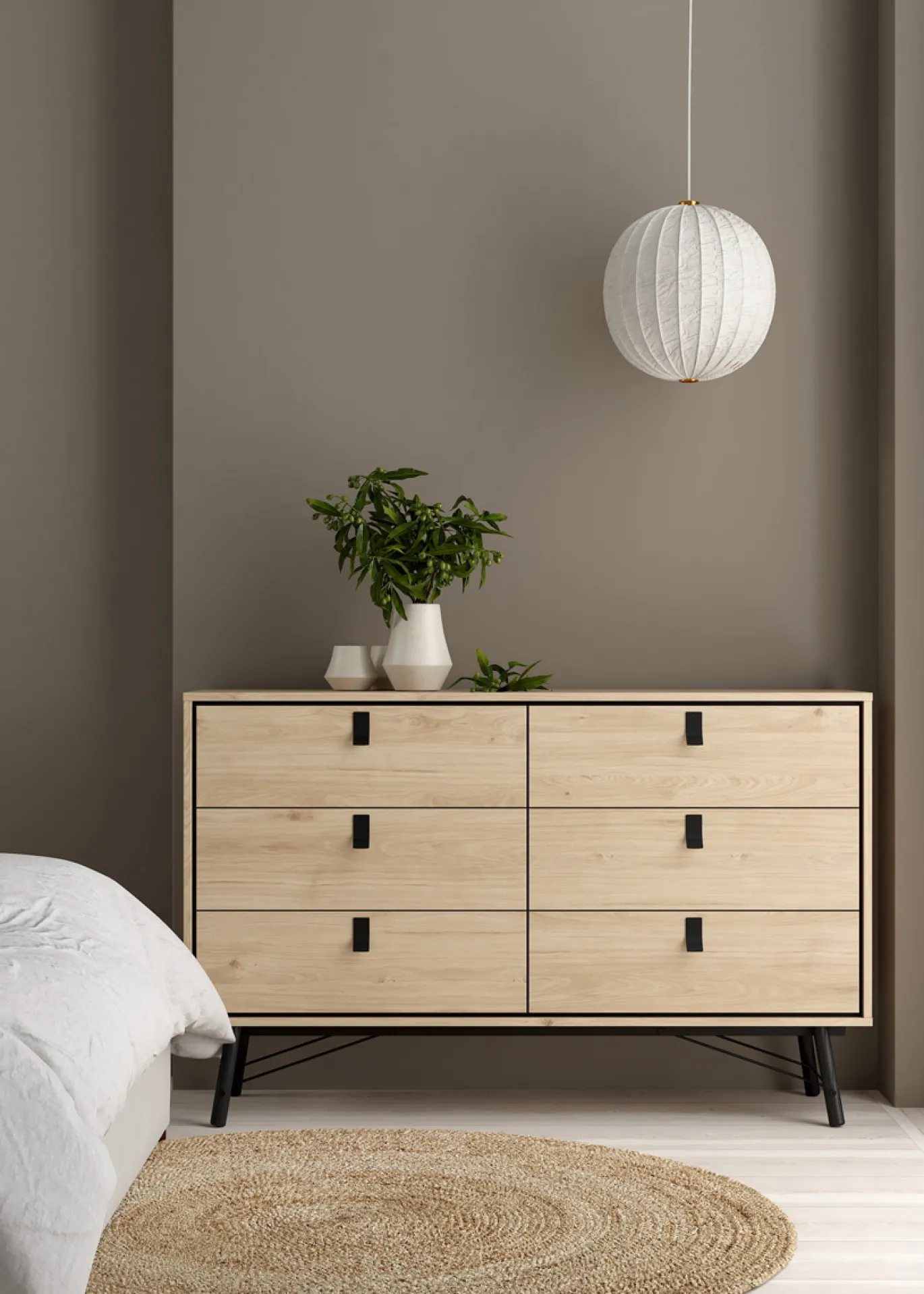 Dubbele Ladekast Ry Jackson Hickory 150cm - Giga Living