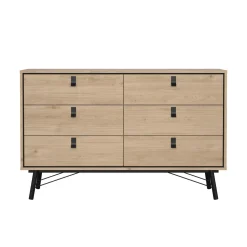Dubbele Ladekast Ry Jackson Hickory 150cm - Giga Living