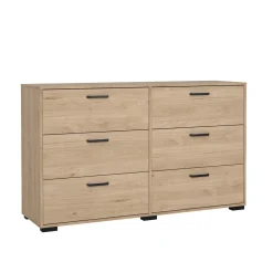 Dubbele Ladekast Sofia Jackson Hickory - Giga Living