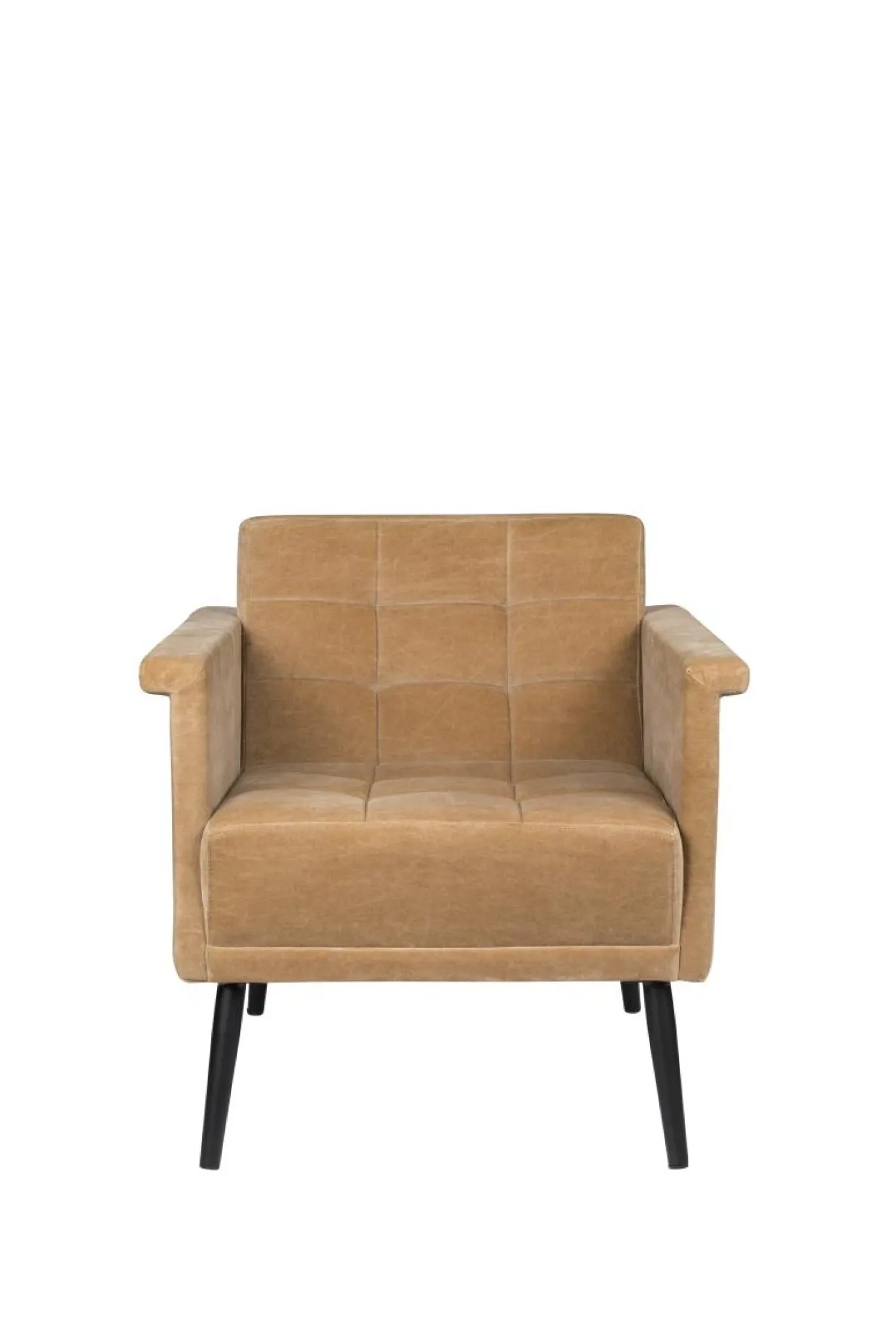 Dutchbone Sir William Lounge Stoel - Vintage Kameel