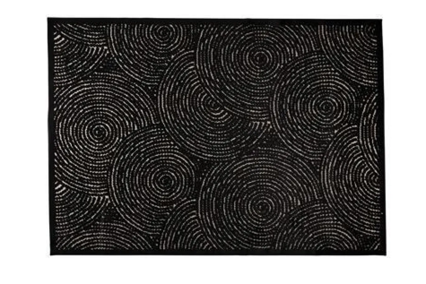 Dutchbone Vloerkleed Dots Zwart 170x240cm