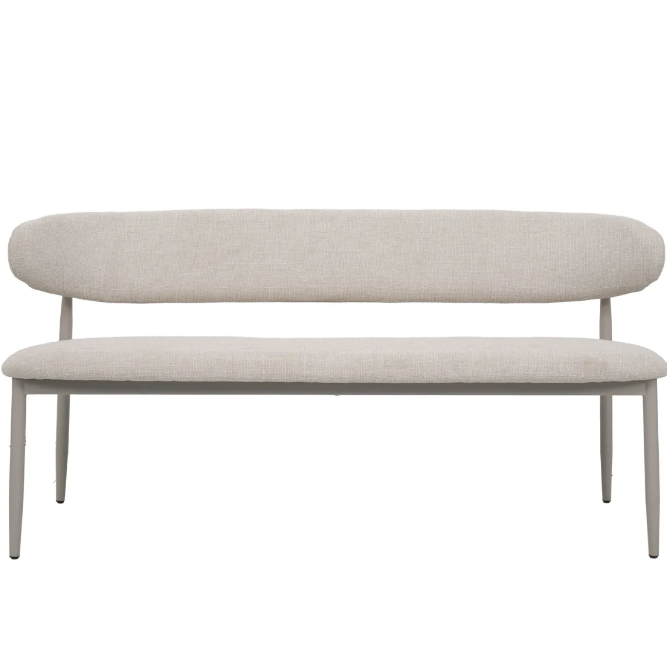 Eetkamerbank Alexia Beige/Beige 160cm - Giga Meubel