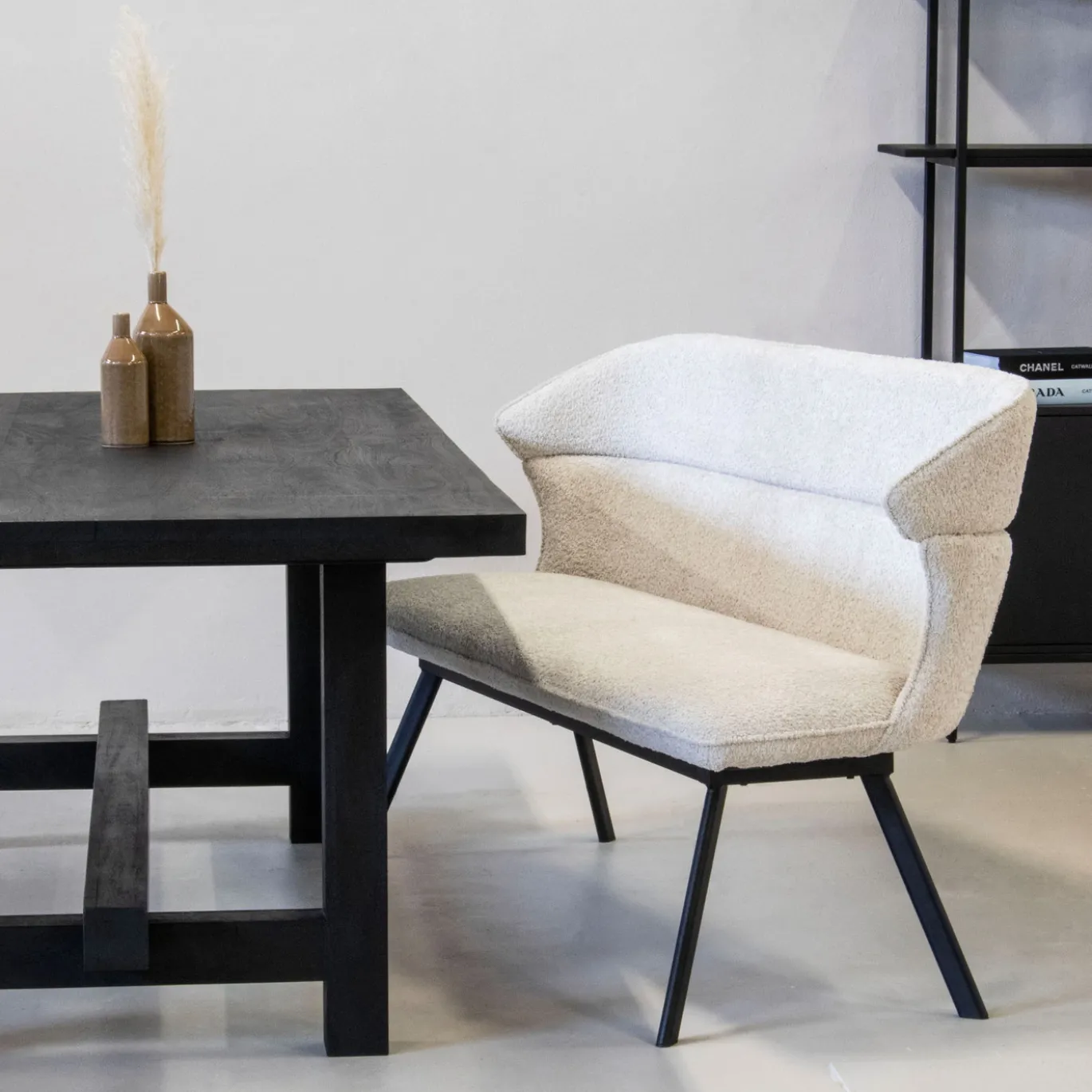 Eetkamerbank Avery Beige - Giga Meubel