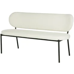 Eetkamerbank Maddie Beige 160cm - Giga Meubel