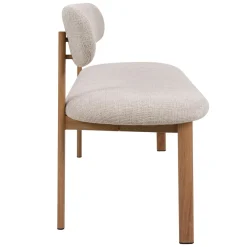 Eetkamerbank Noor Beige/Naturel 160cm - Giga Meubel