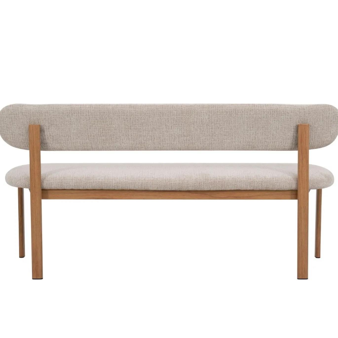 Eetkamerbank Noor Beige/Naturel 160cm - Giga Meubel