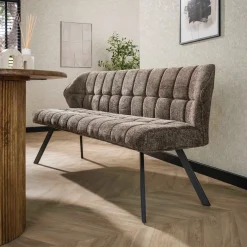 Eetkamerbank Raster Rich Taupe - Giga Meubel