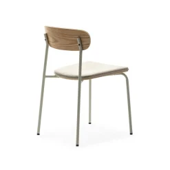 Eetkamerstoel Adriana Beige/wit - Giga Meubel