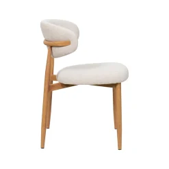 Eetkamerstoel Alexia Beige/Naturel - Giga Meubel