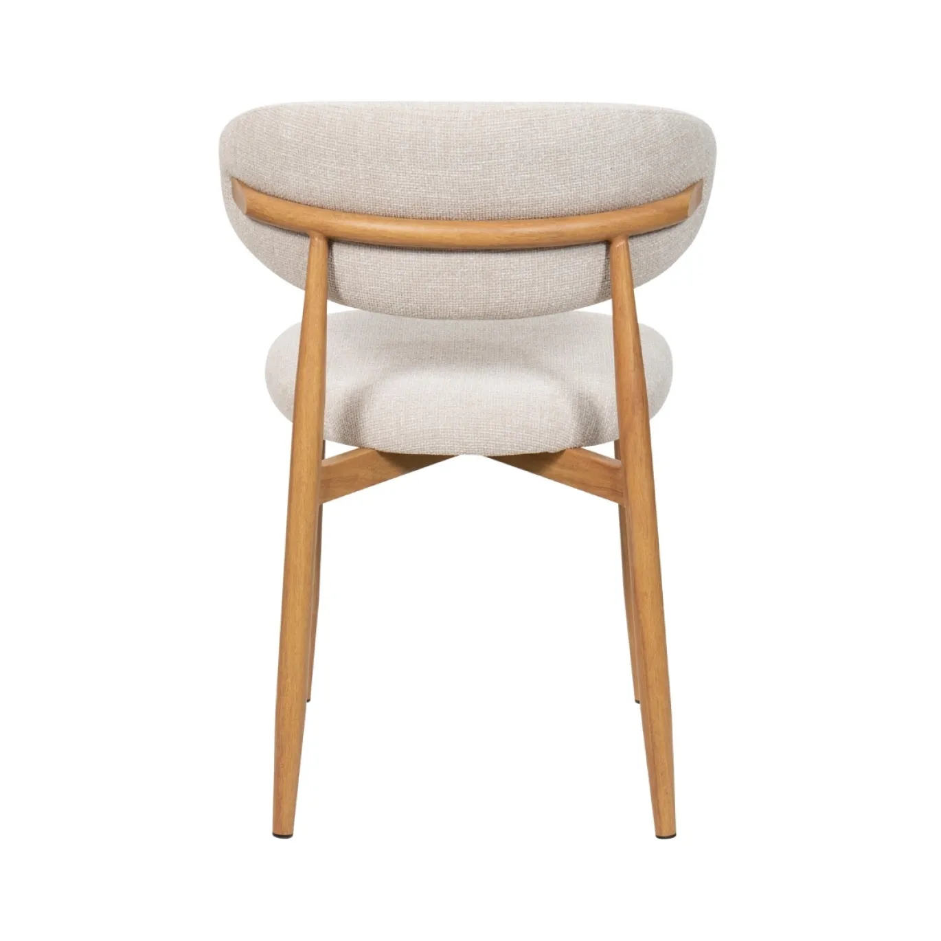 Eetkamerstoel Alexia Beige/Naturel - Giga Meubel