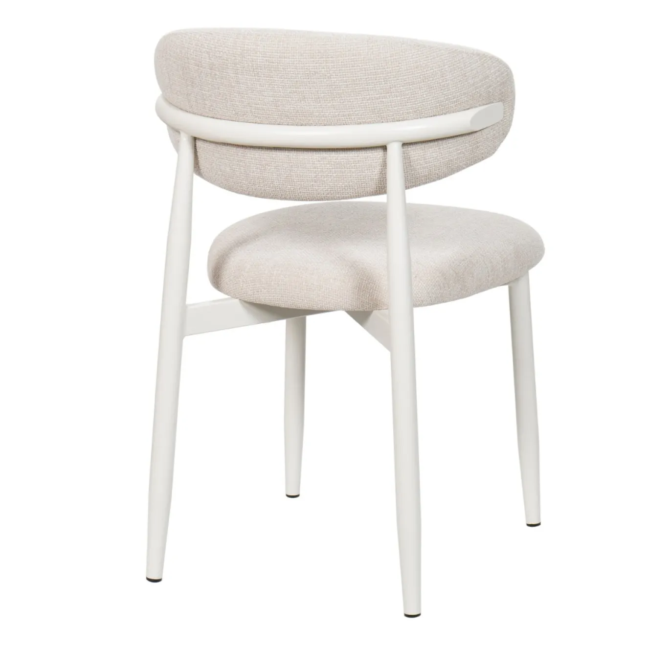 Eetkamerstoel Alexia Beige/Wit - Giga Meubel