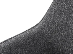 Eetkamerstoel Alma Donkergrijs Melange Swivel - Giga Living