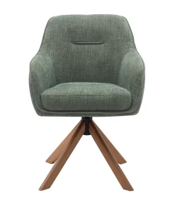 Eetkamerstoel Avola Forest Green/Naturel - Giga Living