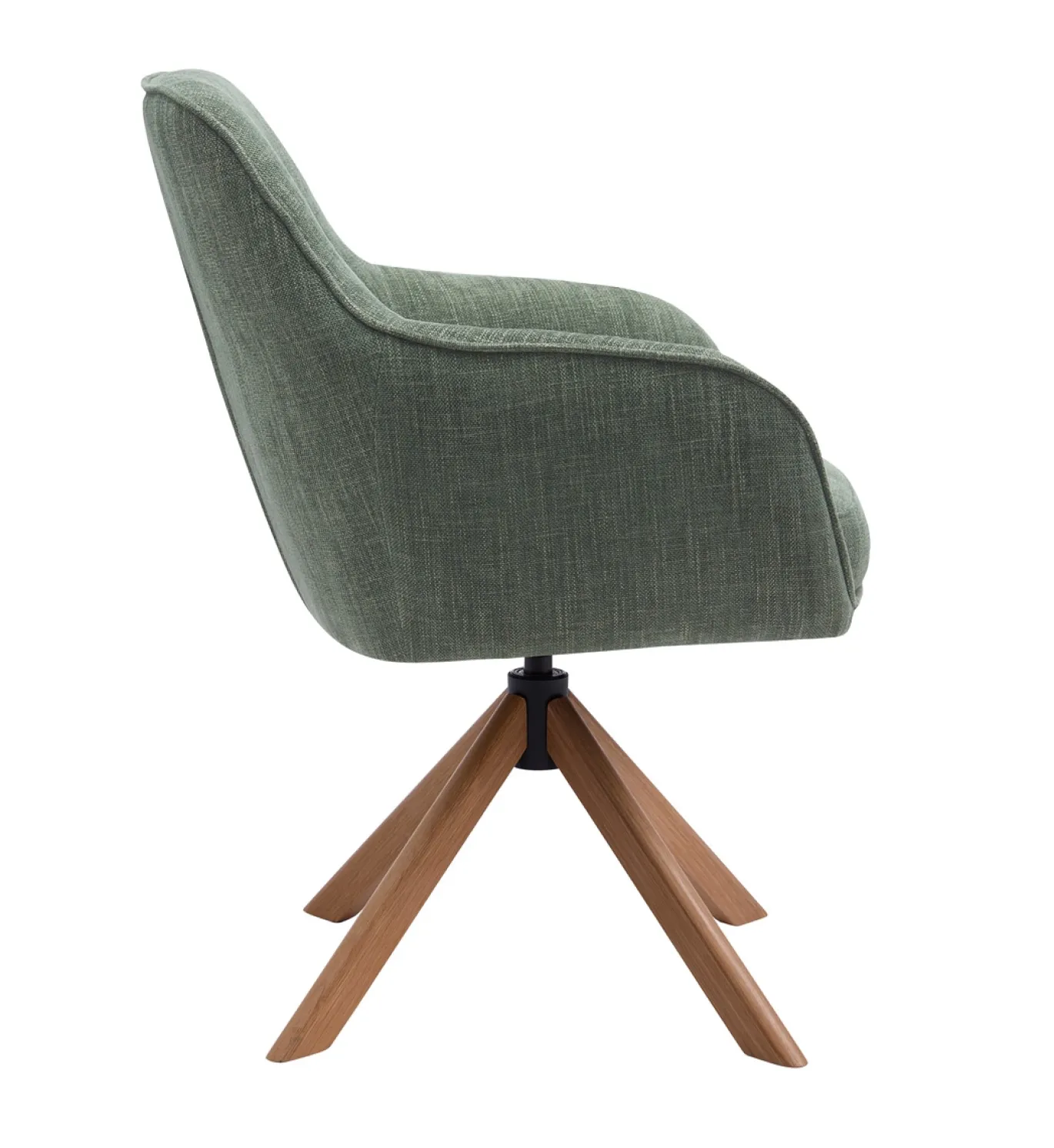 Eetkamerstoel Avola Forest Green/Naturel - Giga Living