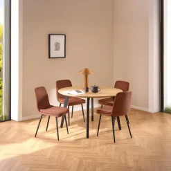 Eetkamerstoel Becky Terracotta Basel - Giga Living