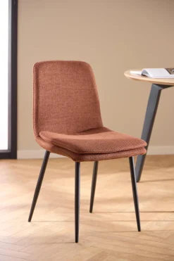 Eetkamerstoel Becky Terracotta Basel - Giga Living
