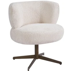 Eetkamerstoel Bonnie Beige Draaibaar - Giga Meubel
