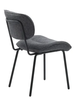 Eetkamerstoel Buffalo Donkergrijs Melange - Giga Living