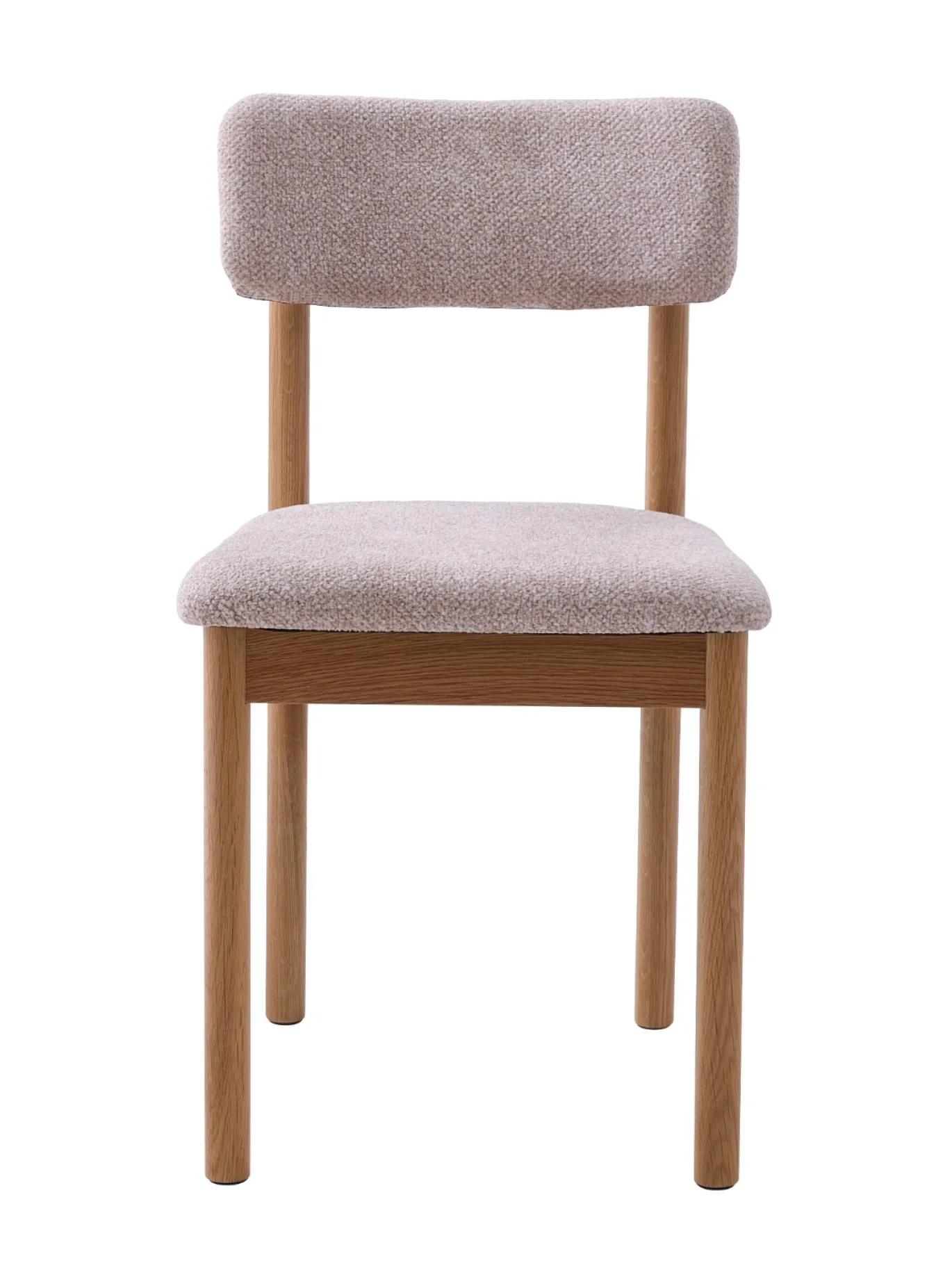 Eetkamerstoel Canora Bouclé Zand/Espresso - Giga Living