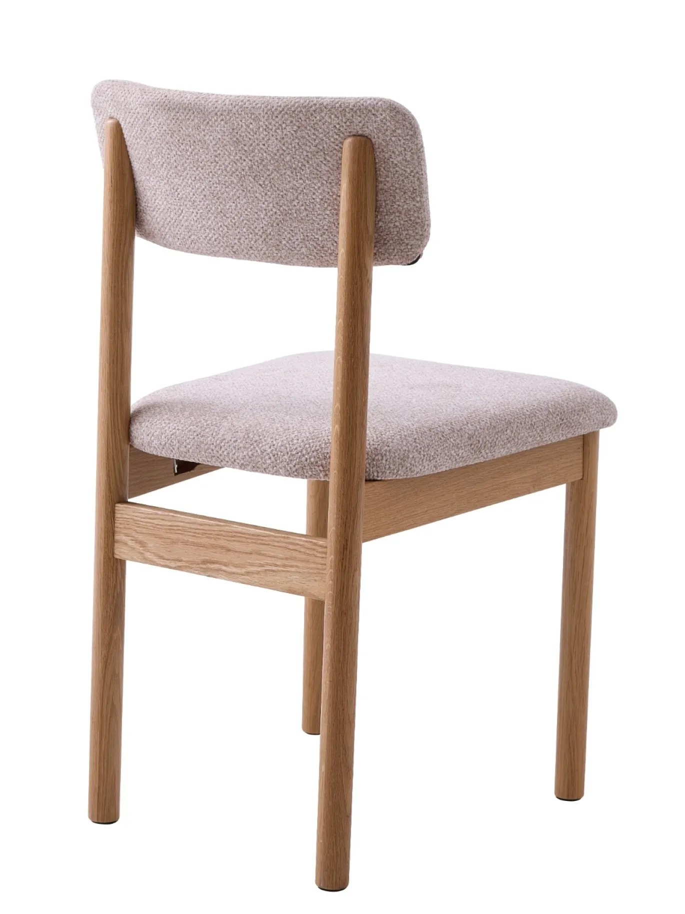 Eetkamerstoel Canora Bouclé Zand/Espresso - Giga Living