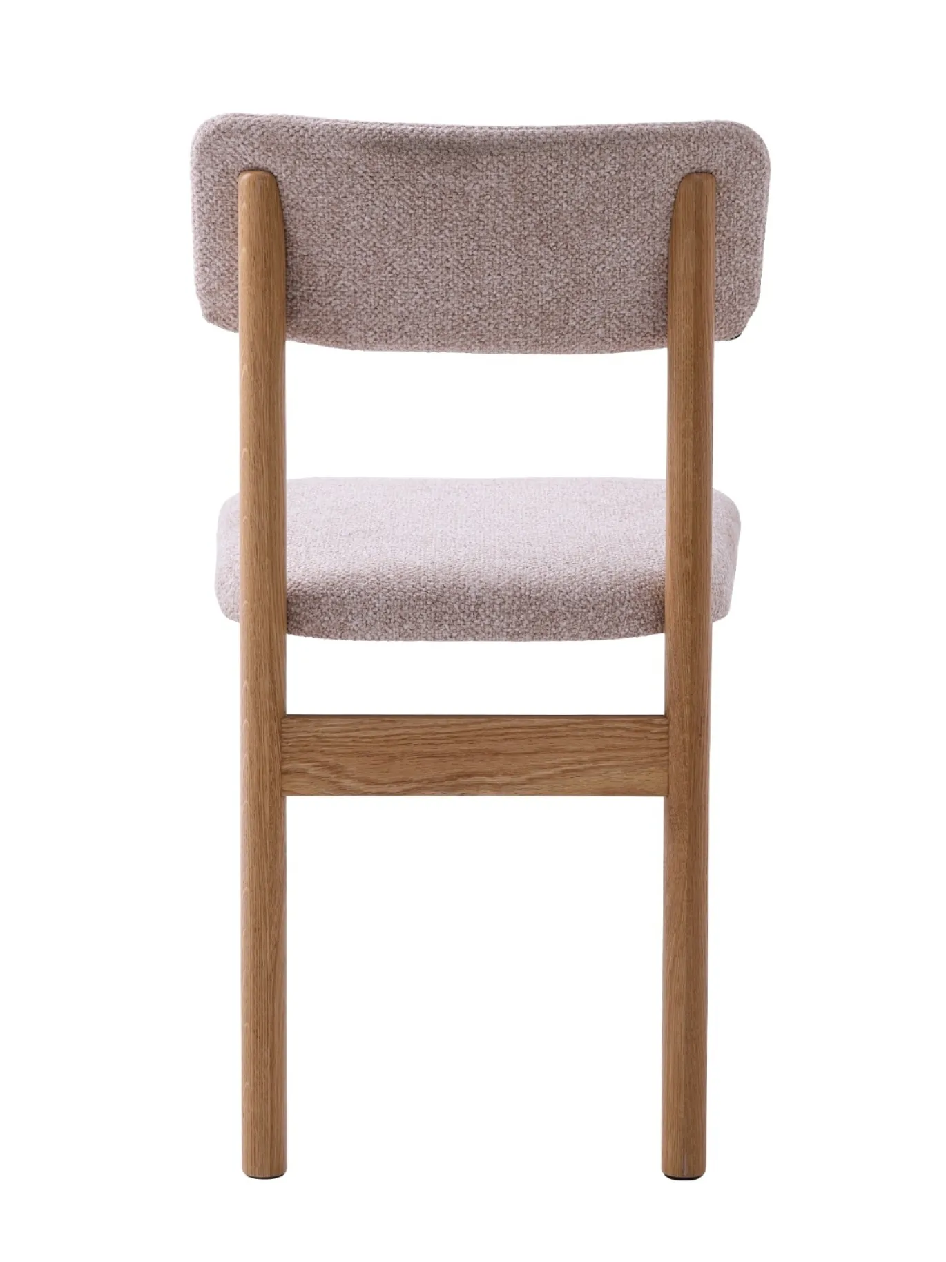Eetkamerstoel Canora Bouclé Zand/Espresso - Giga Living