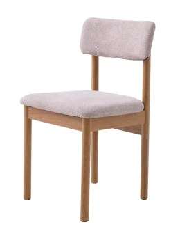 Eetkamerstoel Canora Bouclé Zand/Naturel - Giga Living