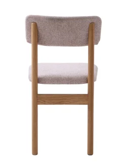 Eetkamerstoel Canora Bouclé Zand/Naturel - Giga Living
