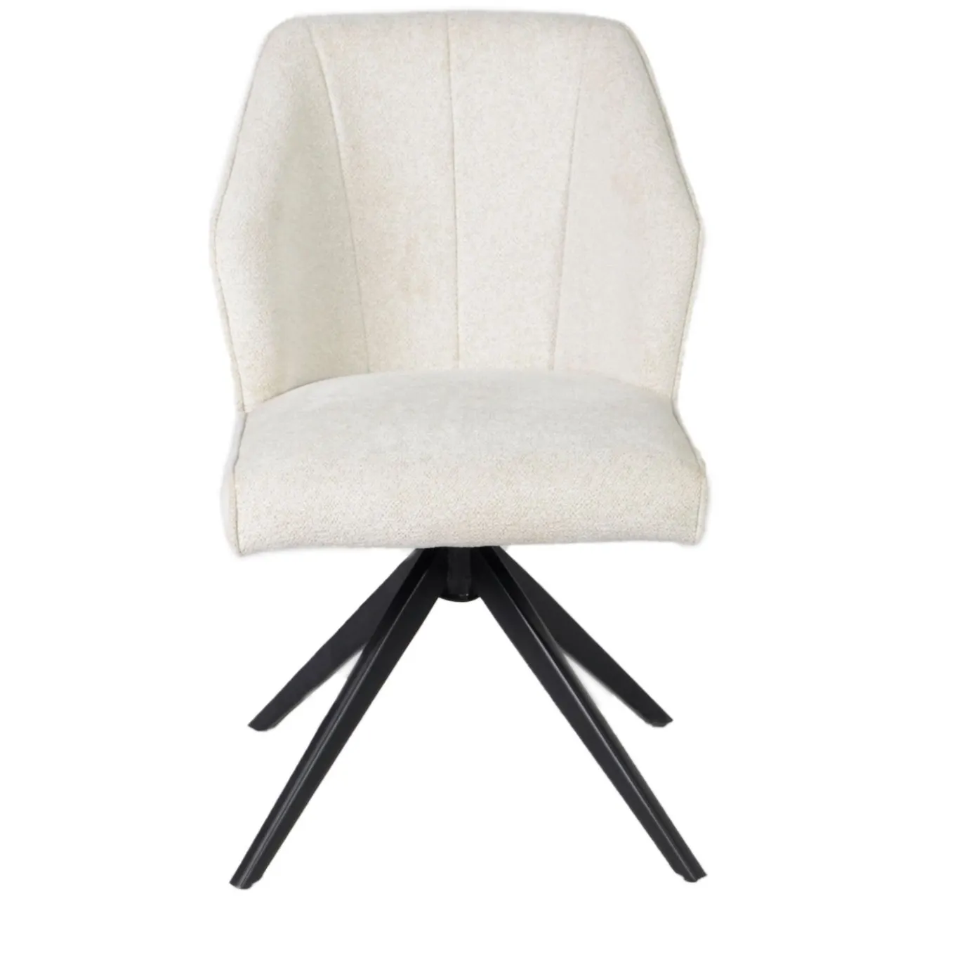 Eetkamerstoel Charlotte Beige Draaibaar - Giga Meubel