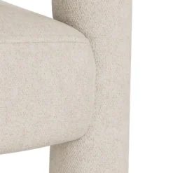 Eetkamerstoel Cole Met Armleuning Apia Beige - Giga Living