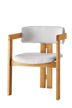 Eetkamerstoel Cozy Linnen Crème/Naturel