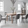 Eetkamerstoel Creston Grijs Chenille - Giga Living