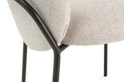 Eetkamerstoel Daia Beige/zwart - Giga Meubel