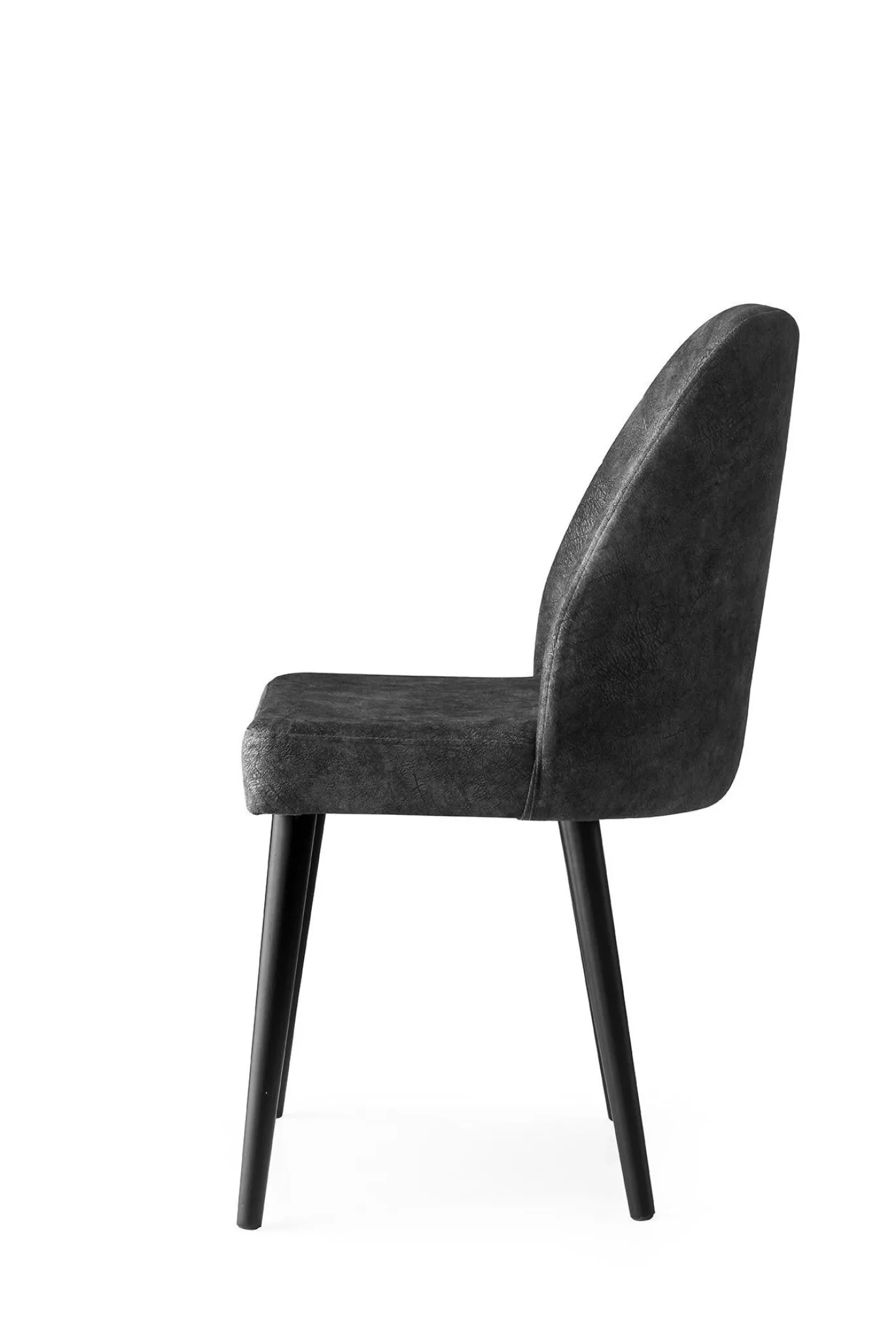 Eetkamerstoel Dallas Velvet Antraciet Set van 2