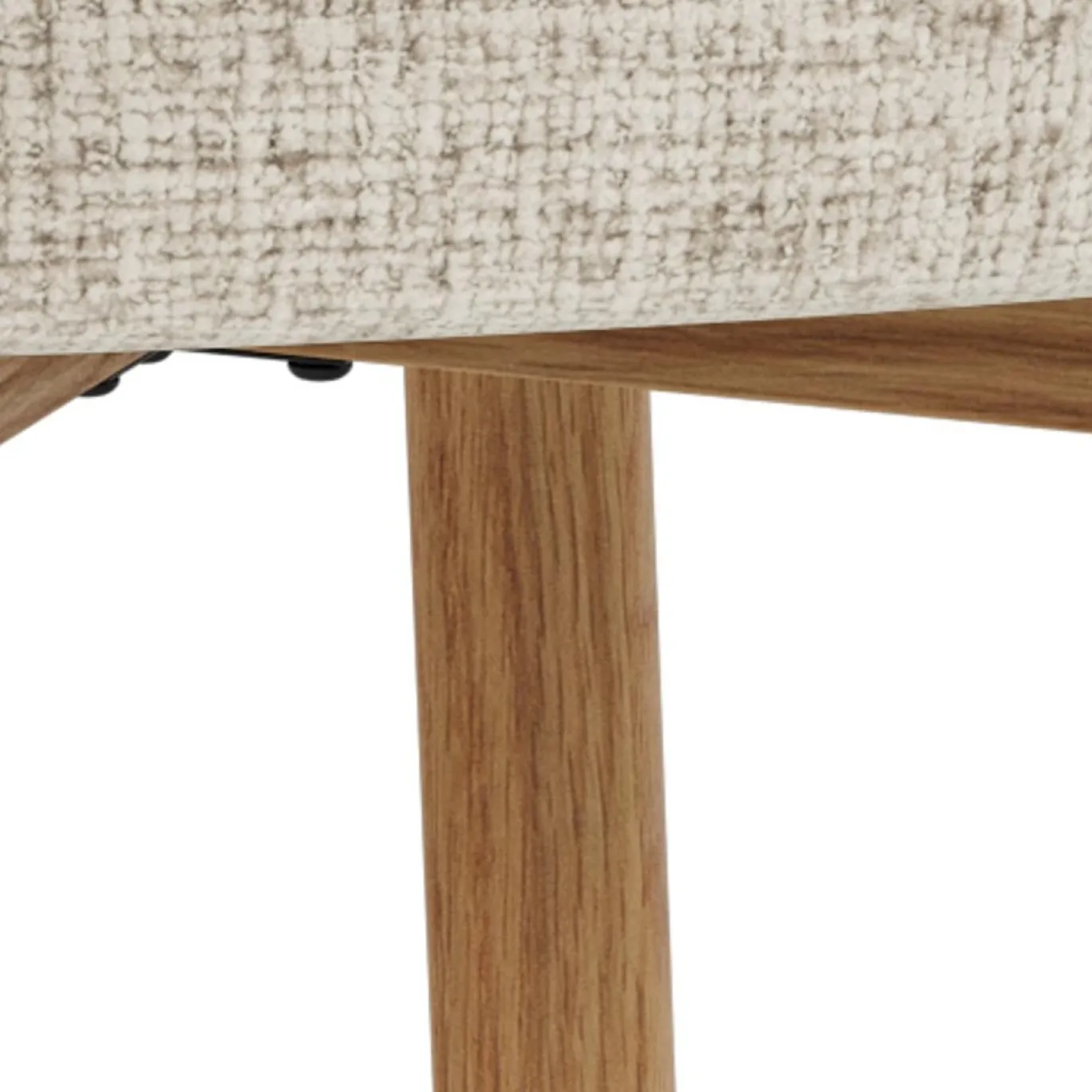 Eetkamerstoel Darlene Met Armleuning Juto Beige Set van 2 - Giga Living