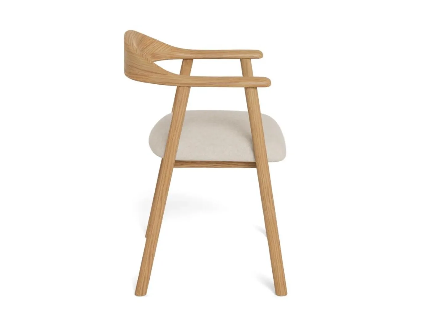 Eetkamerstoel Dax Met Armleuning Apia Beige Set van 2 - Giga Living
