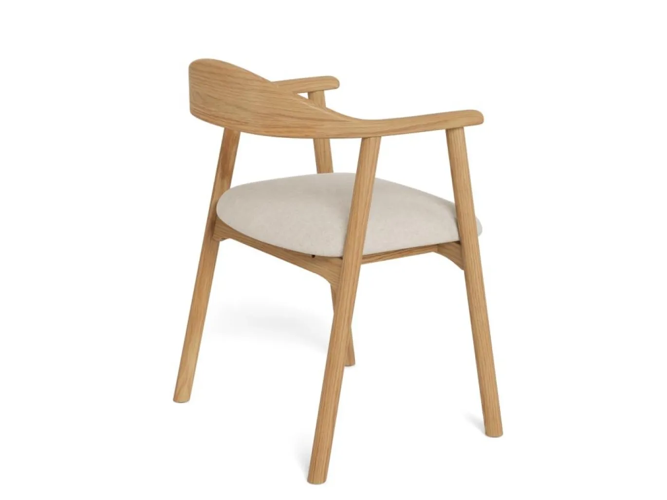 Eetkamerstoel Dax Met Armleuning Apia Beige Set van 2 - Giga Living