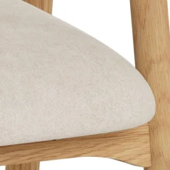 Eetkamerstoel Dax Met Armleuning Apia Beige Set van 2 - Giga Living