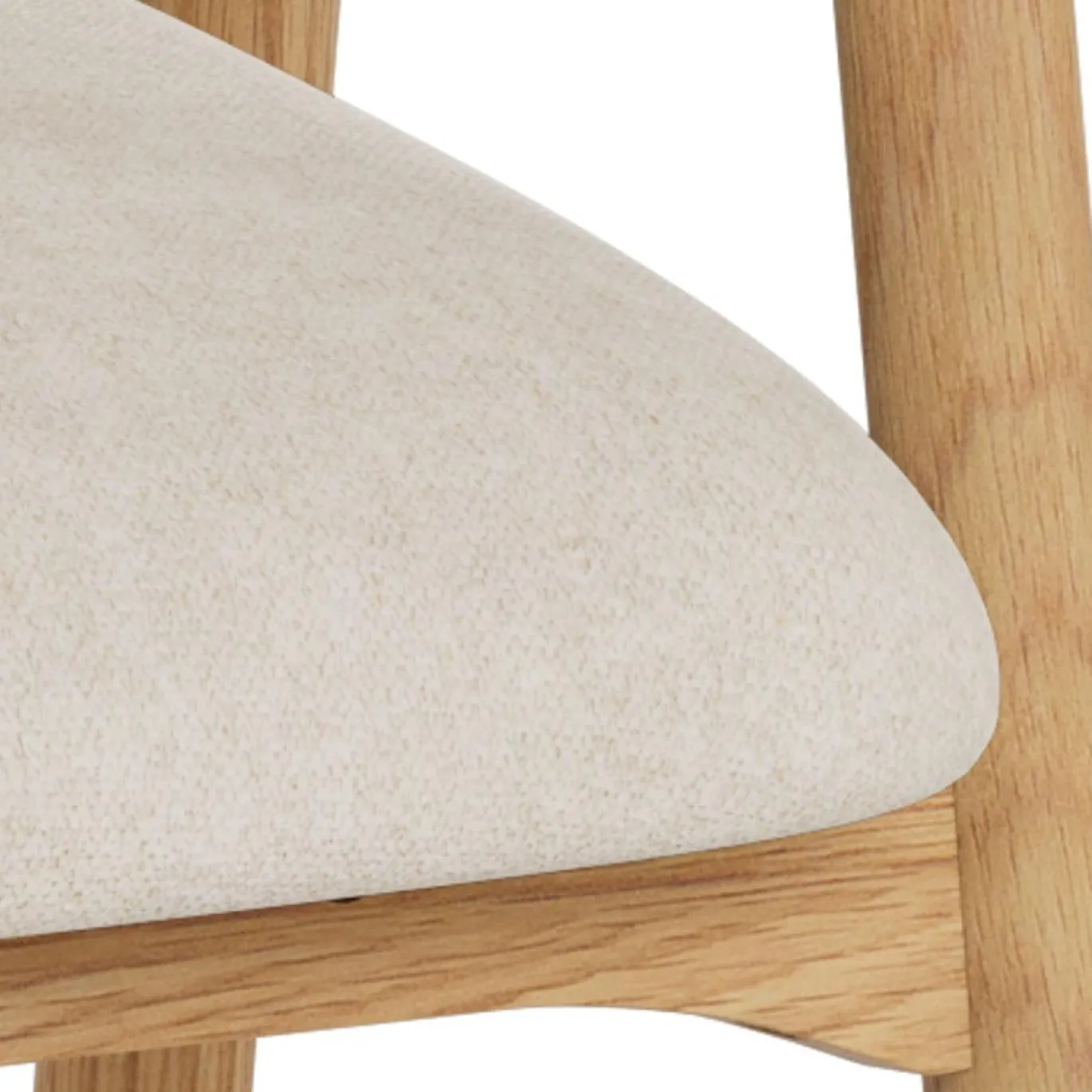 Eetkamerstoel Dax Met Armleuning Apia Beige Set van 2 - Giga Living