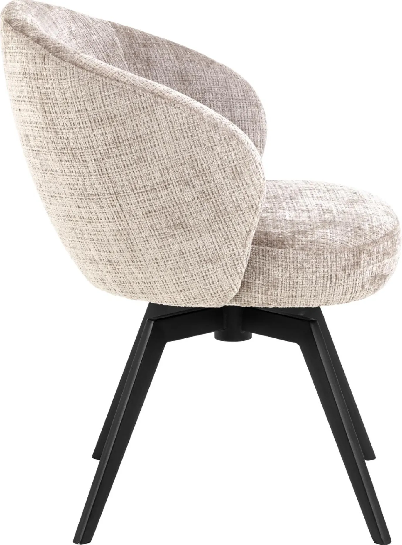 Eetkamerstoel Durin Met Armleuning Beige Juto - Giga Living